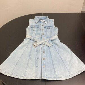 Venus denim button down dress size 4